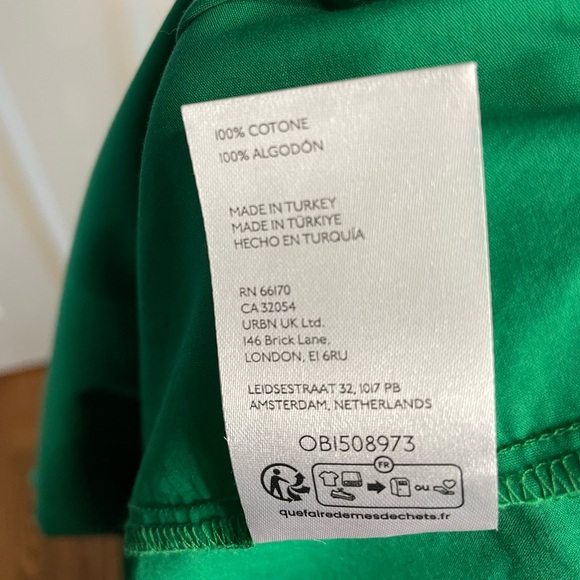 Anthropologie The Somerset Maxi Skirt Tiered Emerald Green Size Large - Picture 9 of 9